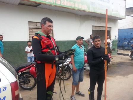 Bombeiros continuam amanhã (29) buscas ao corpo do pedreiro Reginaldo