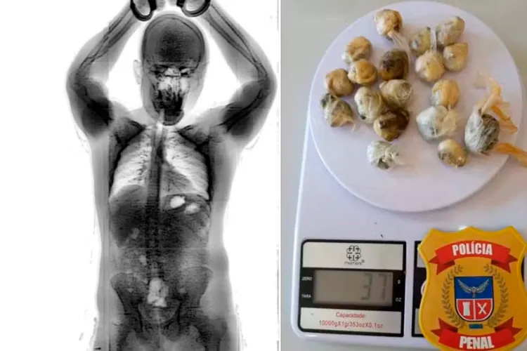 Preso engole 18 pacotes de maconha e tentar driblar a fiscalização em presídio de Brumado