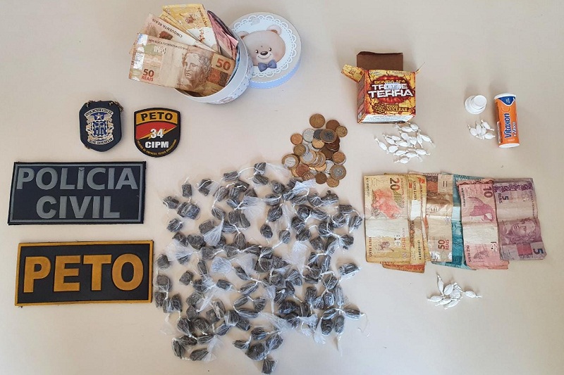 Operação policial fecha ponto de droga próximo a escola em Brumado