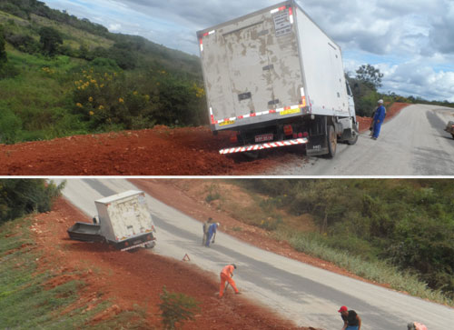 Trecho em obras da BA - 623 continua sendo alvo de acidentes