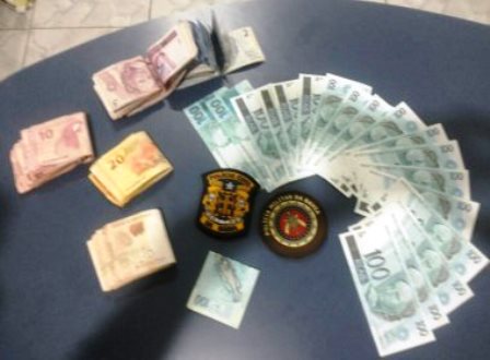 Entre Rios: Quadrilha é detida com R$ 1,8 mil em notas falsas