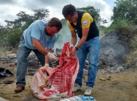 Jaguaquara: Vigilância apreende carne clandestina