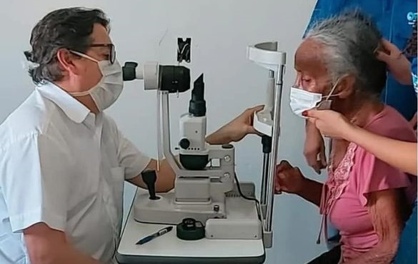 Prefeitura de Aracatu oferece exames de vista e entrega de colírios para pacientes que fazem tratamento de glaucoma