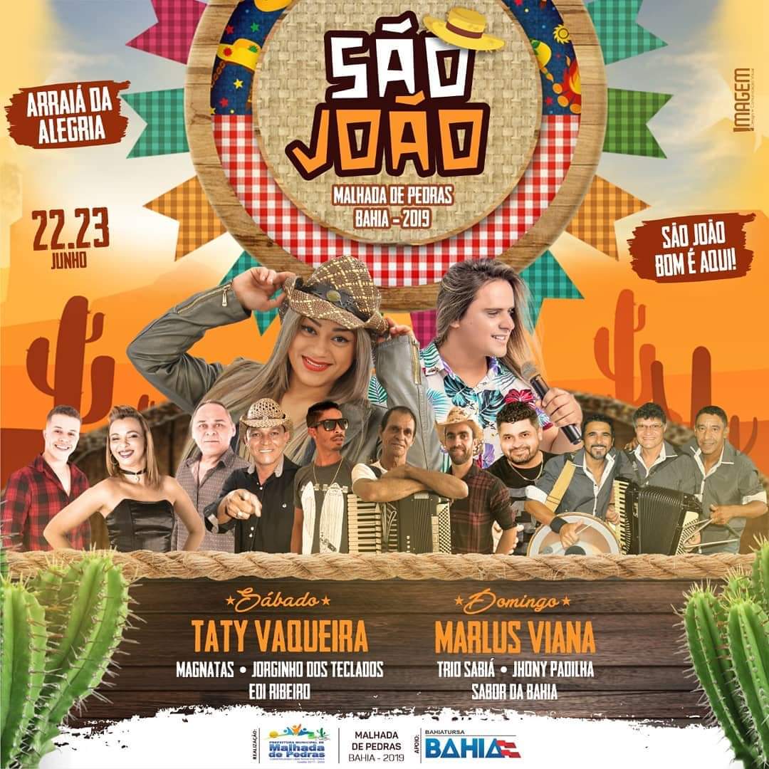 Atrações do São João de Malhada de Pedras são divulgadas; confira