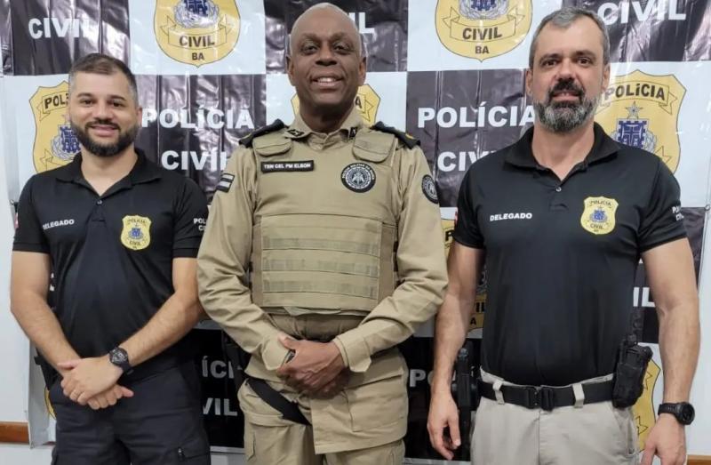 Comandante do 24° Batalhão realiza visitas para tratar sobre à segurança pública em Brumado