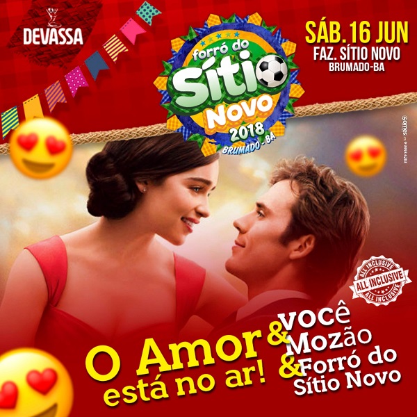 Neste dia dos namorados presentei seu amor com um ingresso do Forró do Sítio Novo