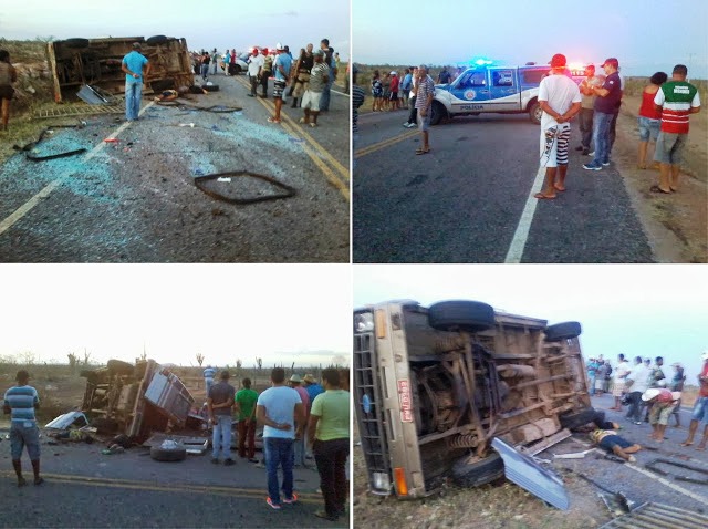 Seis pessoas morrem em acidente na BA- 414 os ocupantes do veículo voltavam de um funeral 