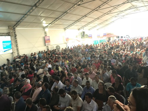 Prefeita de Aracatu, Leda Matias esteve na visita de Rui Costa à Policlínica de Guanambi