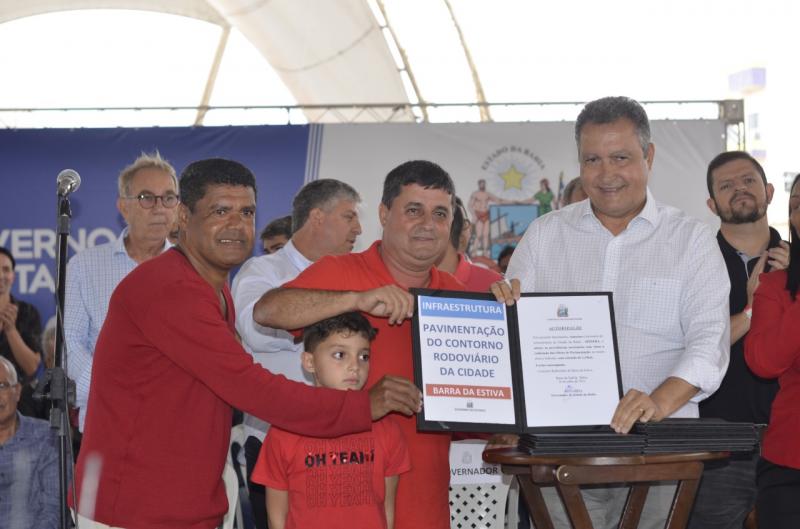Em Barra da Estiva, Rui Costa anuncia mais de 40 milhões em obras para a cidade