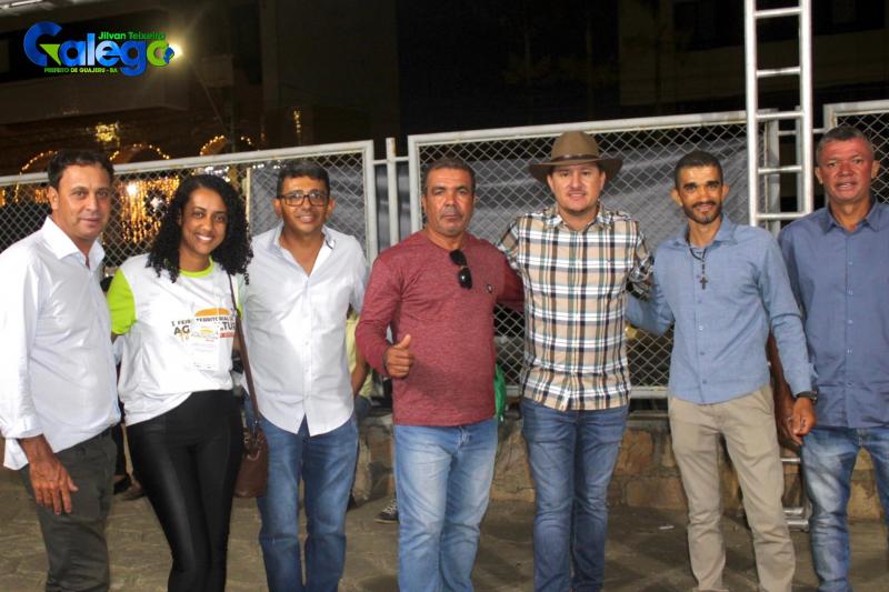 Acompanhado de lideranças, prefeito de Guajeru participa da 1º Feira Territorial de Agricultura Familiar