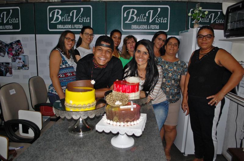 Cursos da Bella Vista mais uma vez é um sucesso, desta vez com o confeiteiro artístico Hyago Cake