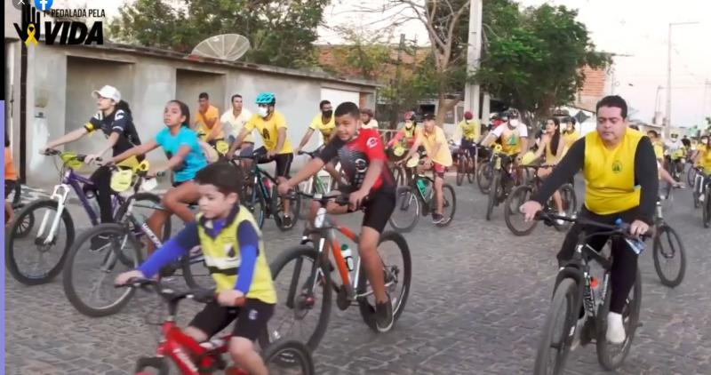 Pedalada pela Vida é realizada em Rio do Antônio em alusão ao Setembro Amarelo