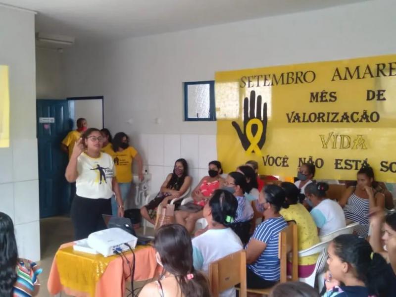 Gestantes participam de atividades relacionadas ao setembro Amarelo em Brumado