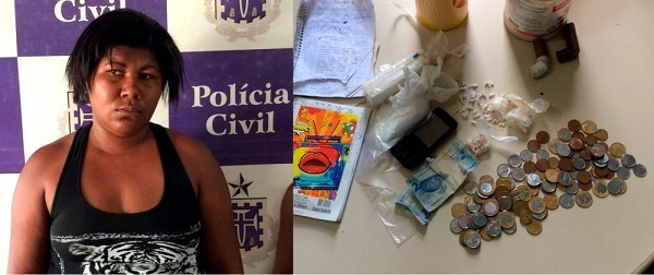 Mulher é presa por tráfico de drogas em Guanambi