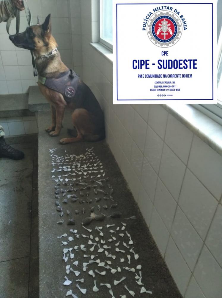 Brumado: Cipe Sudoeste apreende grande quantidade de drogas no bairro Urbis IV