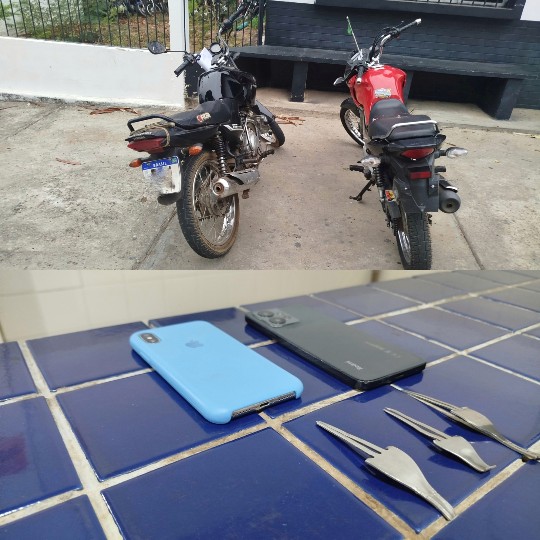 Durante ação, policia militar recupera motocicletas roubadas em Brumado