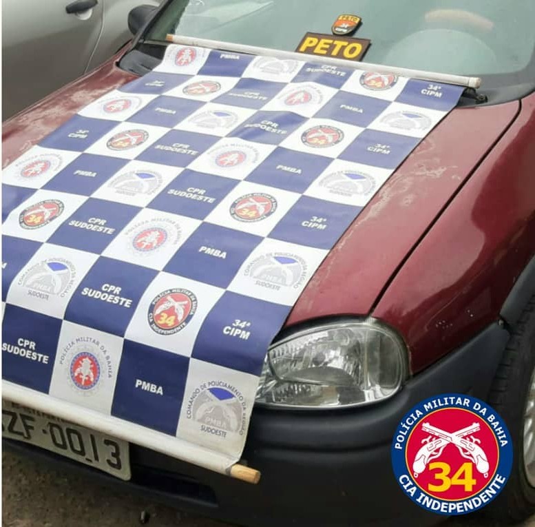 Brumado: Polícia Militar apreende carro com sinais de adulteração