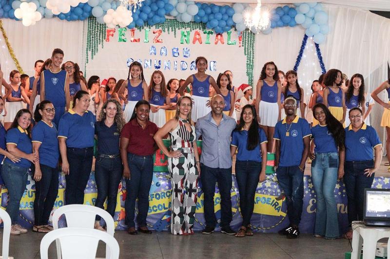 Projeto AABB comunidade realiza cerimônia de encerramento das atividades do ano de 2022 em Brumado