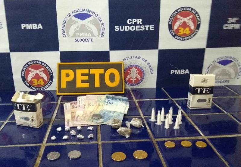 Brumado: Drogas são apreendidas pela PM no Irmã Dulce