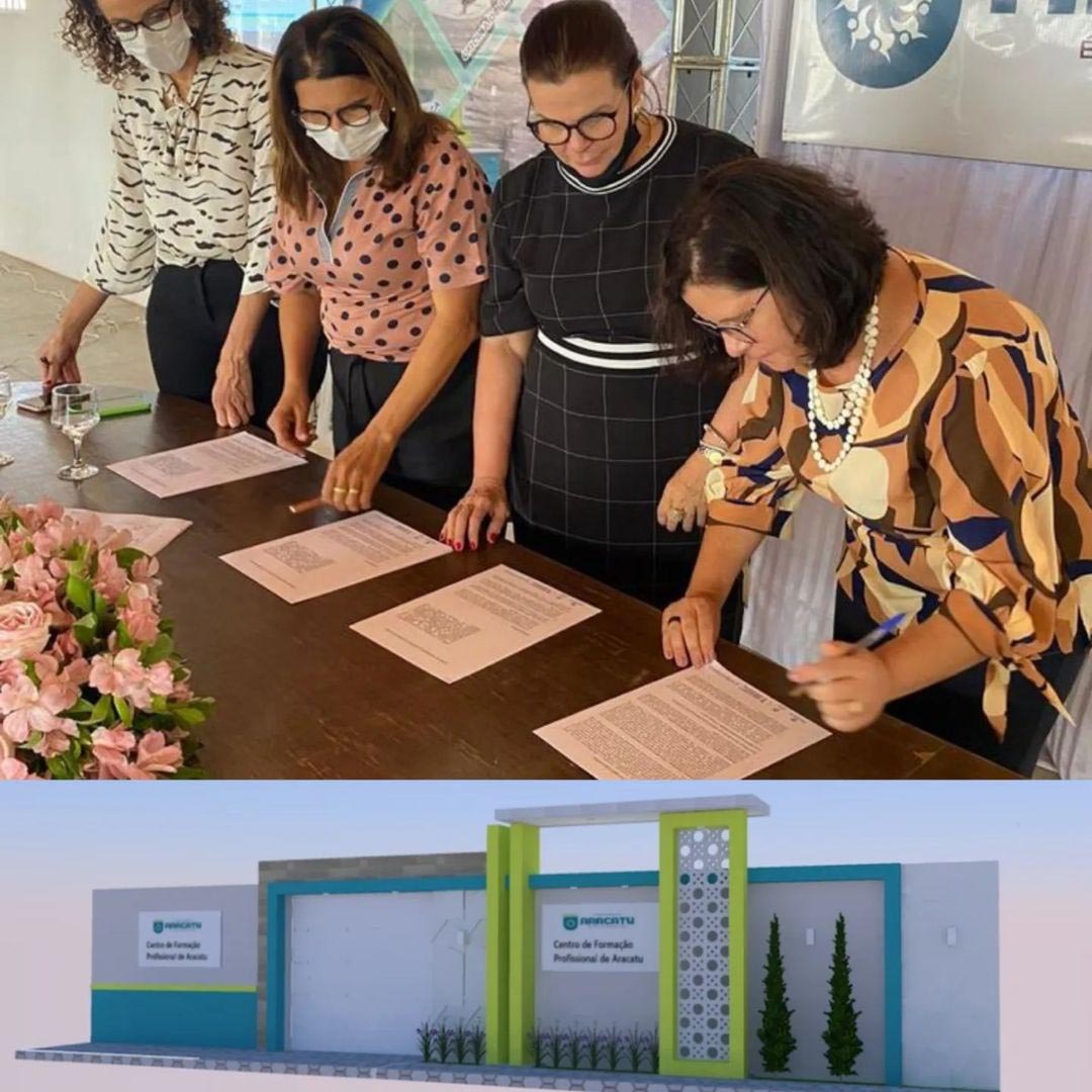 PREFEITURA E JUSTIÇA DO TRABALHO ASSINAM TERMO DE COOPERAÇÃO PARA CRIAÇÃO DE CENTRO DE FORMAÇÃO PROFISSIONAL DE ARACATU