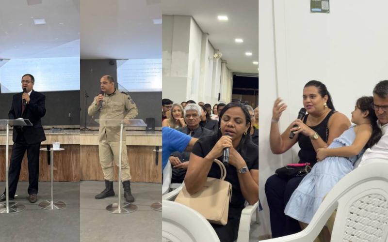 Brumado: Juiz Dr. Genivaldo e Major Anderson palestraram sobre a Violência Contra a Mulher durante reaunião da OMEB na Igreja Batista Regenere