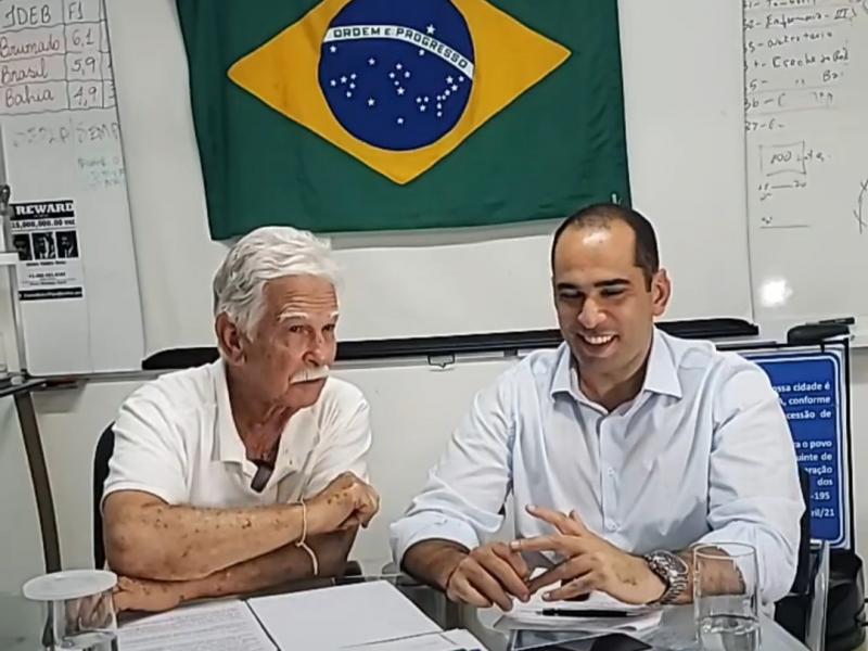 Prefeito Eduardo Vasconcelos direciona vários elogios a Cláudio Feres e levanta uma série de especulações