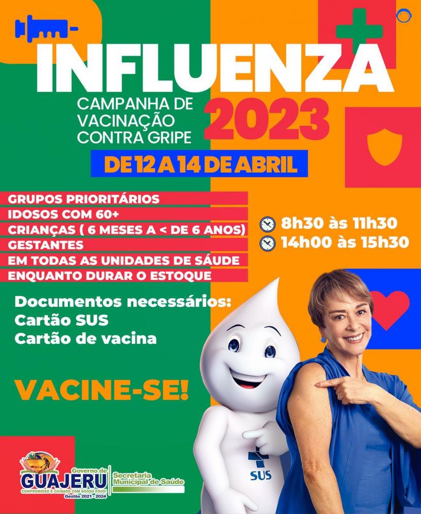 Governo de Guajeru inicia campanha de vacinação contra a gripe 