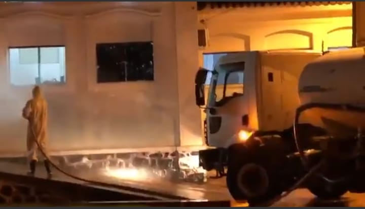Ruas de Ituaçu são desinfetadas com hipoclorito