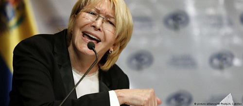 Ex-procuradora-geral da Venezuela viaja ao Brasil