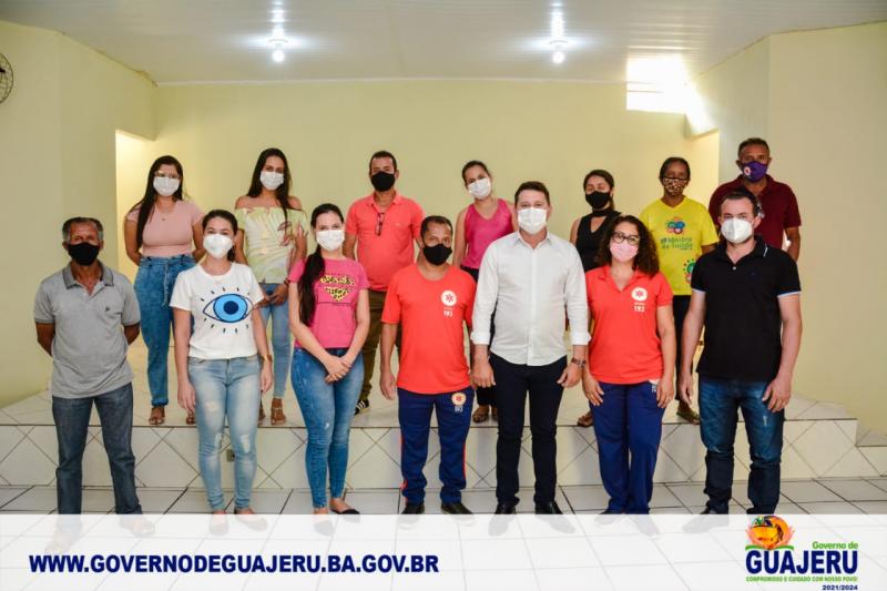 GOVERNO DE GUAJERU PROMOVE REUNIÃO COM EQUIPES DA REDE MUNICIPAL DE URGÊNCIA E EMERGÊNCIA