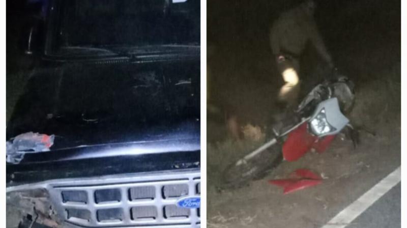 Acidente deixa motociclista ferido na BA-026 em Guajeru