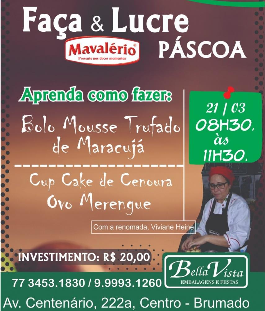 Aproveite a oportunidade de lucrar com mais um curso da Bella Vista Embalagens