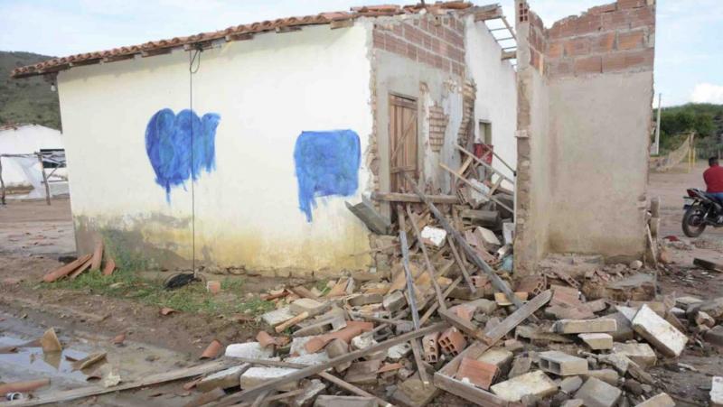 Tempestade com vendaval e granizo causou destruição em comunidades quilombolas de Vitória da Conquista
