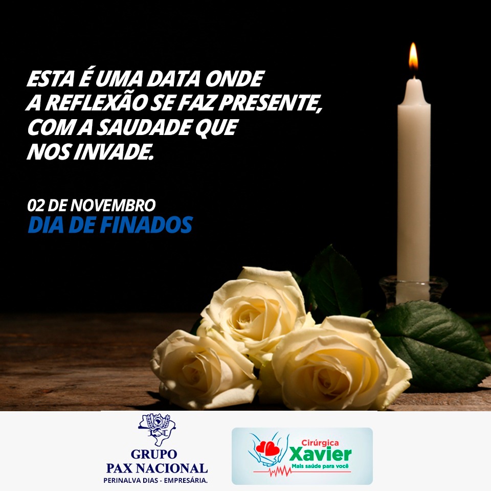 Uma mensagem do Grupo Pax Nacional e Cirúrgica Xavier