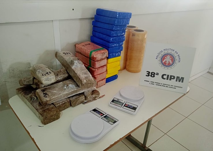 Polícia Militar apreende grande quantidade de drogas em Bom Jesus da Lapa