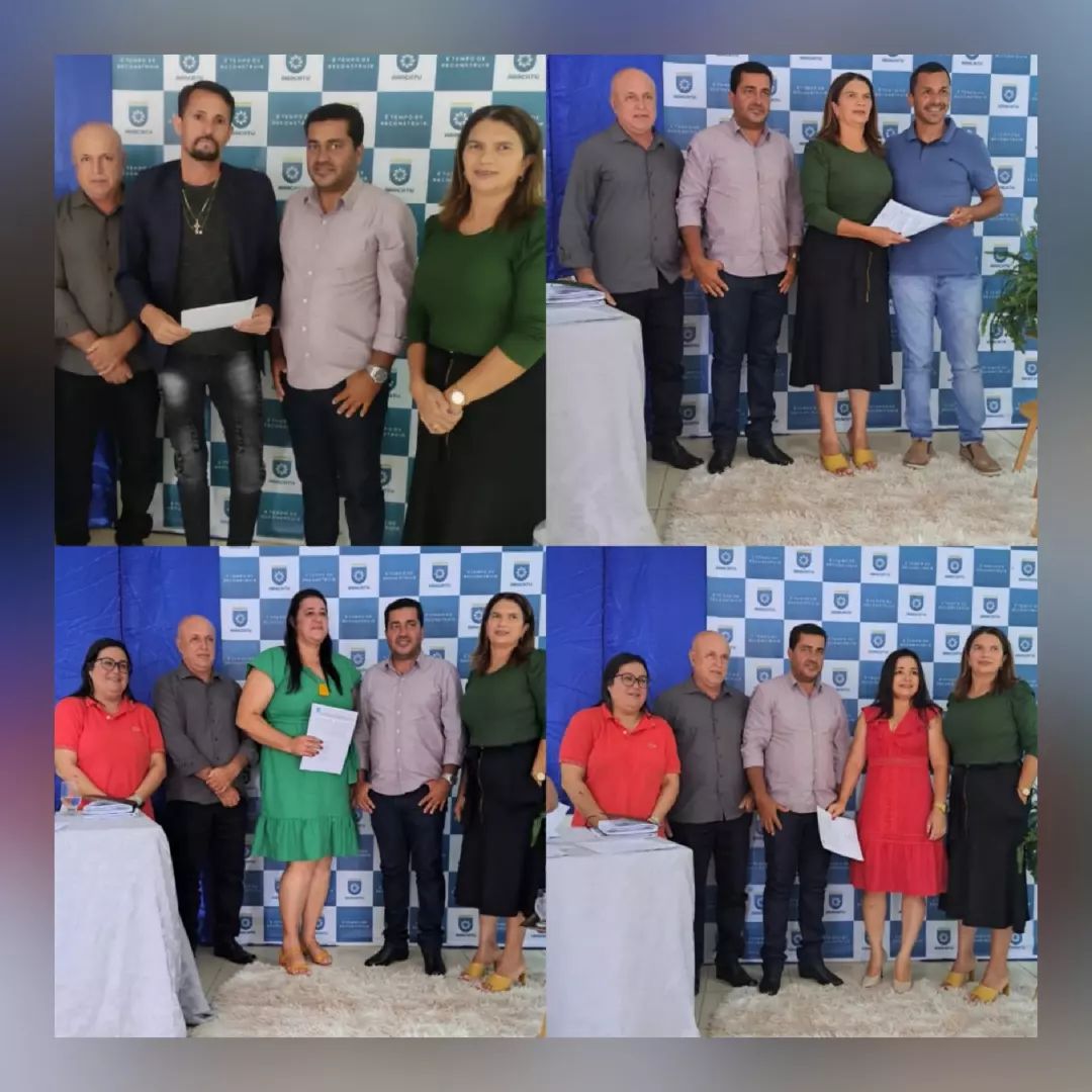 Aracatu: Após eleições para diretores e vice-diretores, prefeita da posse aos eleitos e nomeados para o triênio 2023 a 2025