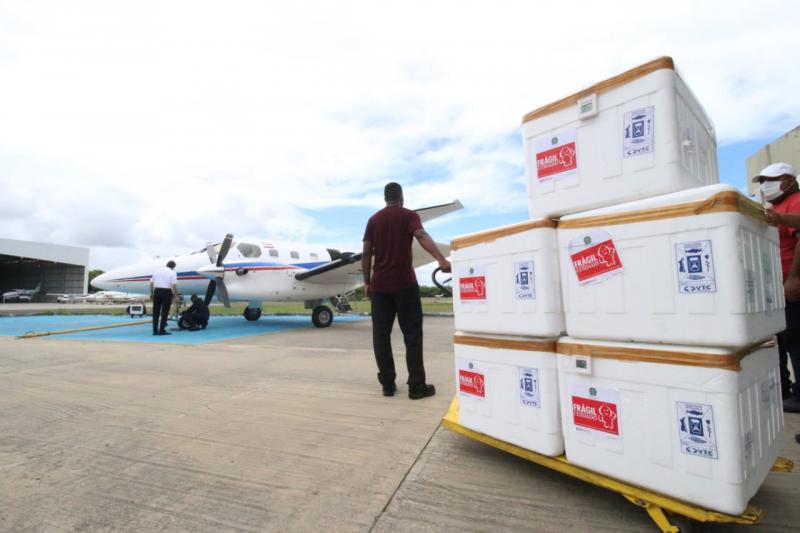 Covid-19: Nova remessa de vacinas foi levada para cidades do interior