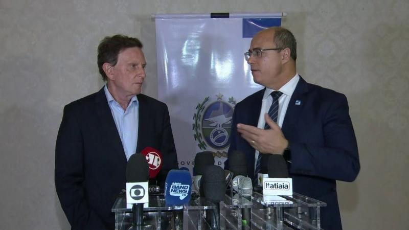 Crivella e Witzel dizem que Carnaval do Rio na Sapucaí será privatizado