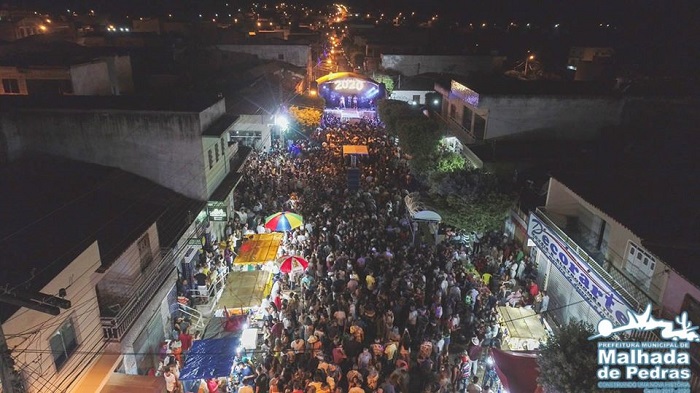 Sucesso: Festa da virada de ano em Malhada de Pedras contou com milhares de pessoas
