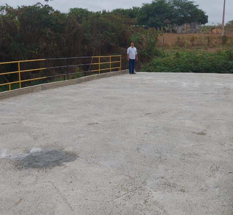 Brumado: Indicação do vereador Palito, ponte na comunidade Cachoeira está prestes a ser finalizada