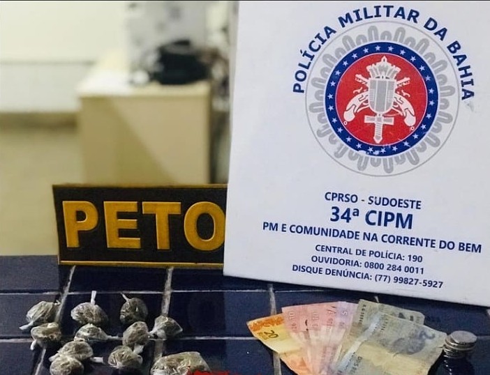 Brumado: Homem é preso acusado de tráfico de drogas