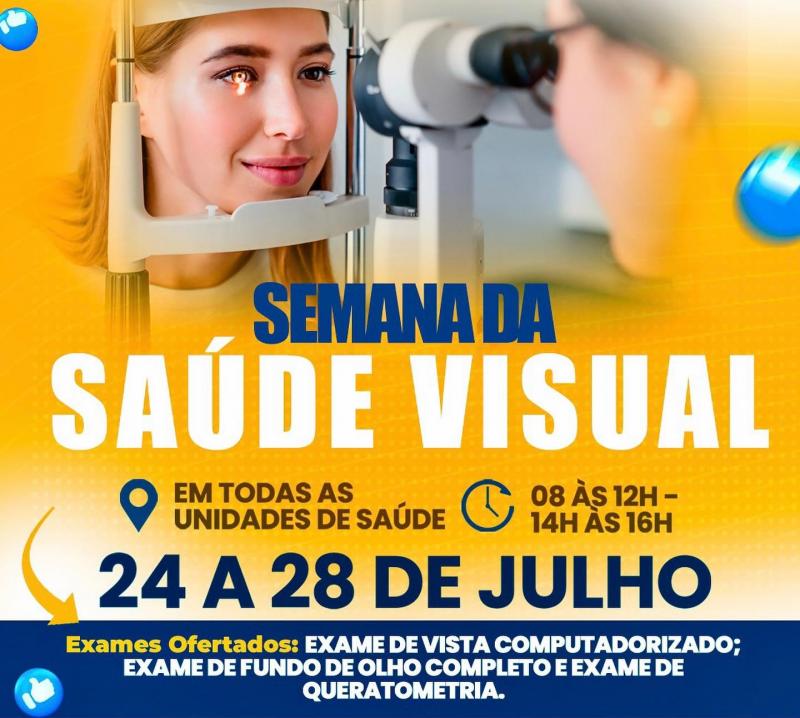 Governo de Guajeru oferta exames oftalmológicos totalmente gratuitos nas unidades de saúde