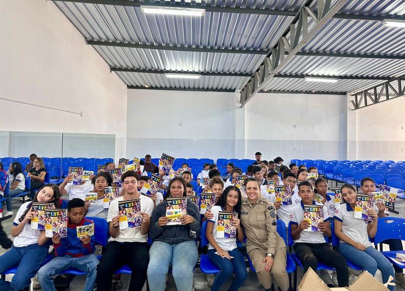 PROERD inicia novo ciclo de aulas em Brumado, programa visa fortalecer a parceria entre Polícia