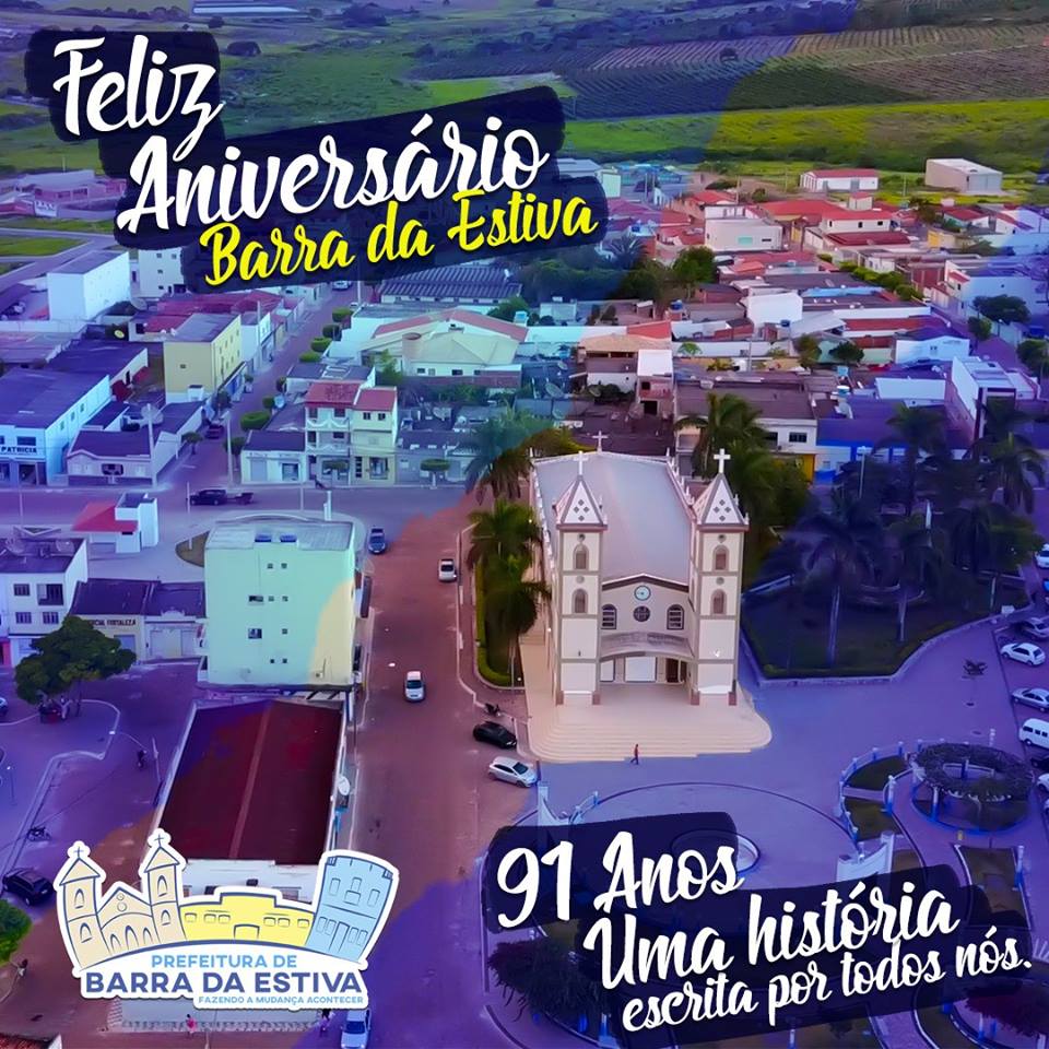 Barra da Estiva é homenageada pelos seus 91 anos de História e emancipação política