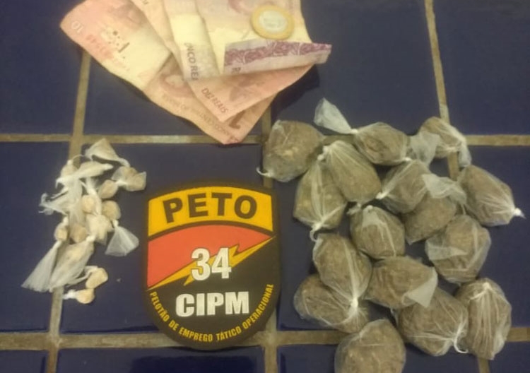 Brumado: Polícia prende indivíduos com drogas em casa abandonada