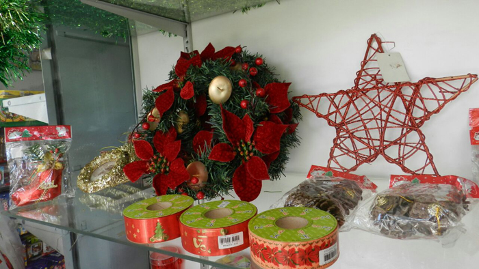 A Bella Vista está com grande promoção, 50% de descontos em enfeites natalinos