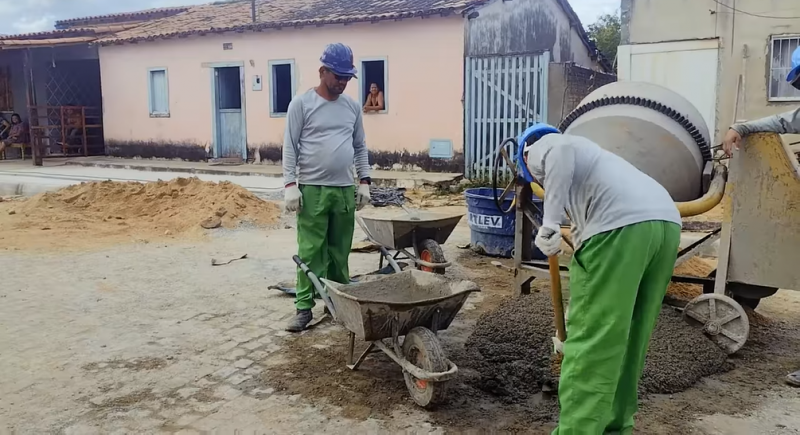 Obras de infraestrutura viária nas proximidades do Colégio em Estadual em Tempo Integral são iniciadas em Aracatu