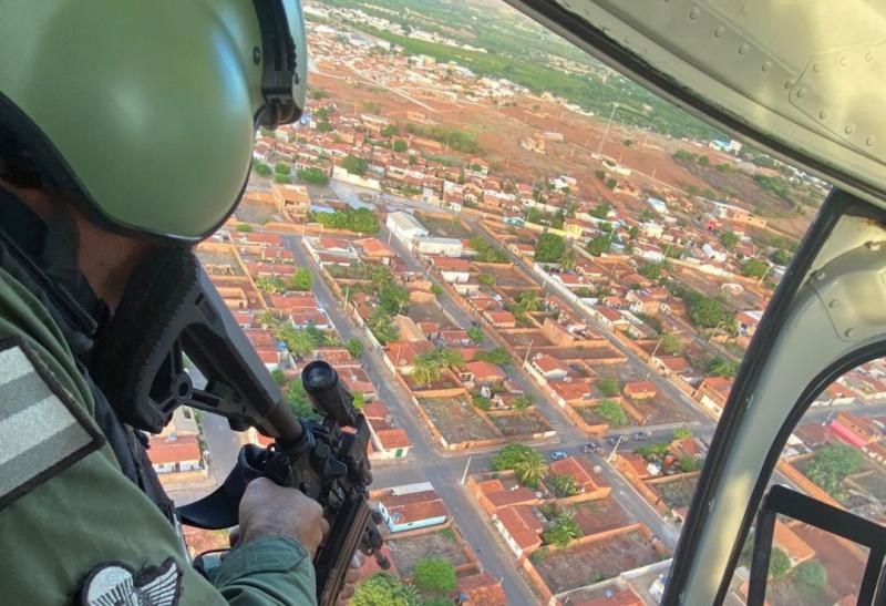 Operação 'Vetor Aéreo' intensifica o combate a criminalidade em Livramento de Nossa Senhora