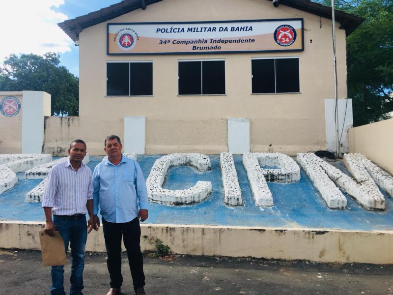 Rio do Antônio: Prefeito acerta detalhes para implantação de policiamento no Distrito de Ibitira