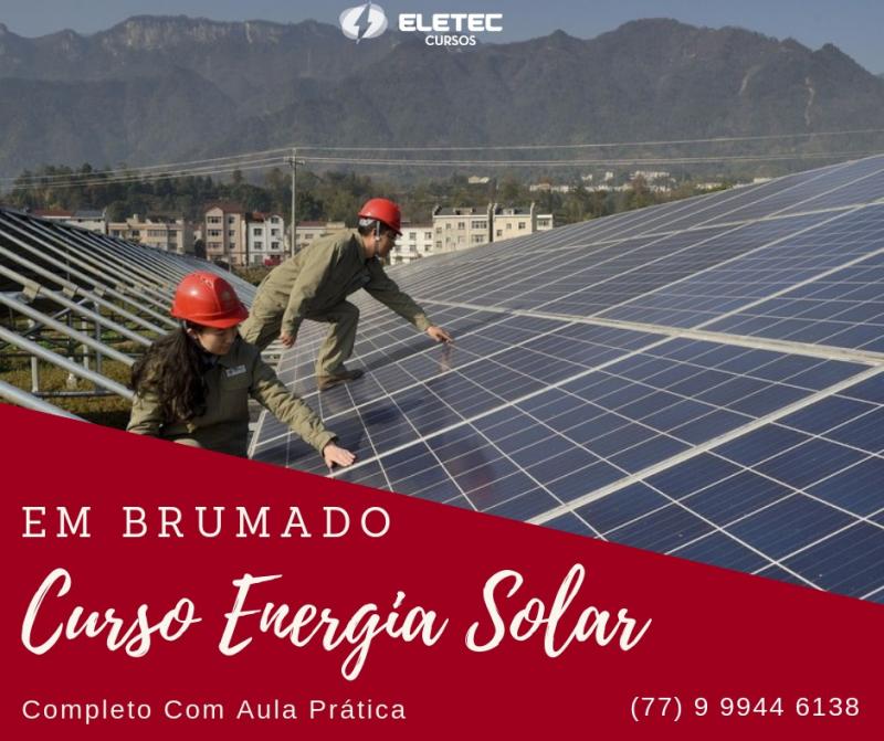 Curso de Energia Solar em Brumado começa quinta-feira